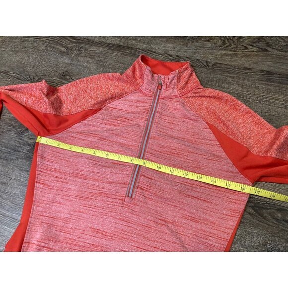 Athleta Woman’s Running Wild Half Zip Coral Pull-Over 1/2 Zip Size XS - Picture 4 of 8